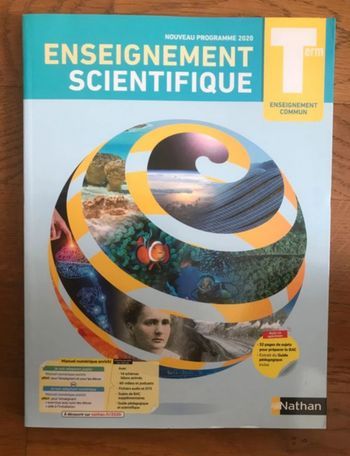 Enseignement scientifique Terminale - livre de l’élève - édition 2020