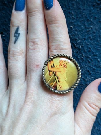 Bague style rétro Pinup
