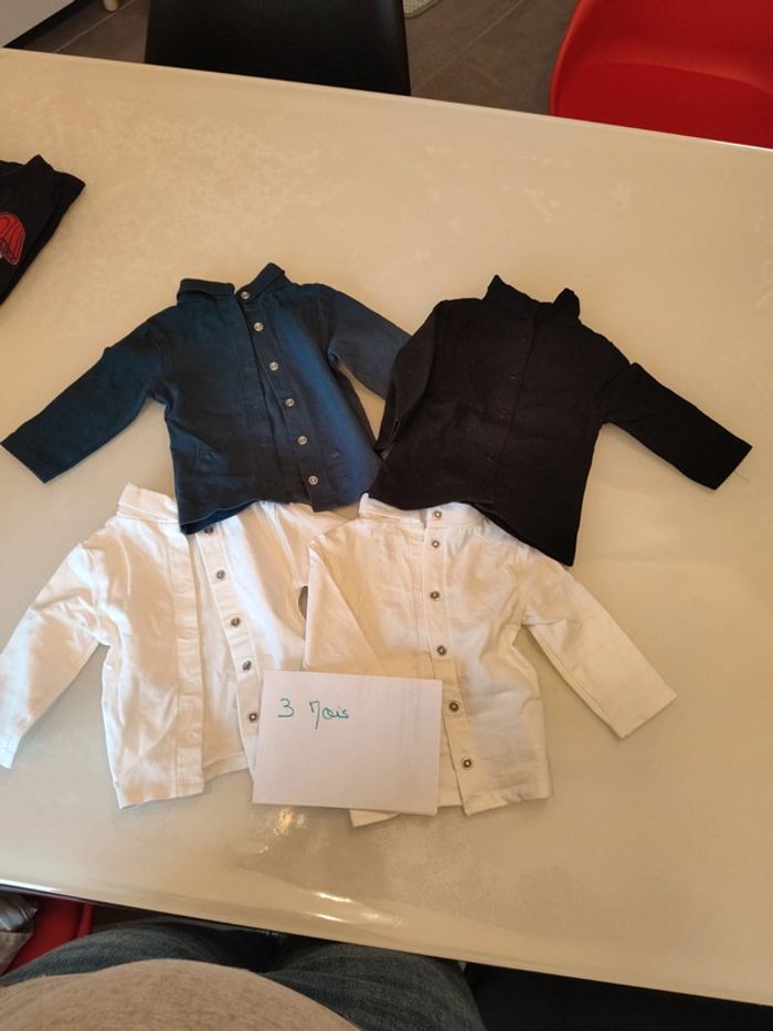 Lot Tee shirt 3 mois - photo numéro 2