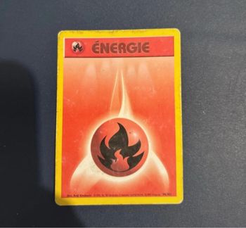 Carte Pokémon Wizards Énergie feu 98/102 Set de base