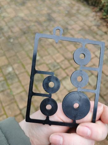 Pièces de direction Kyosho Lazer en plastique noir