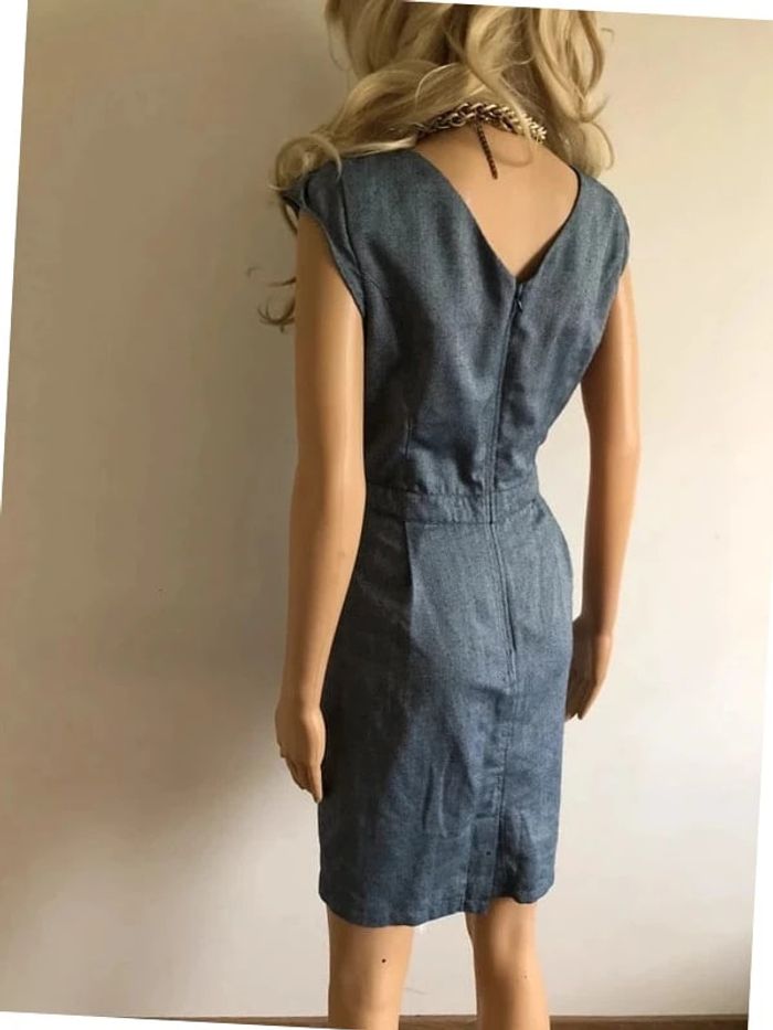 Robe bleue à manches courtes Lola Espeleta taille M jamais portée - photo numéro 8
