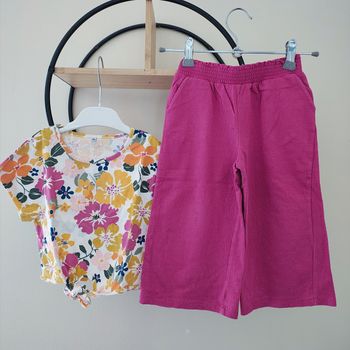 3 ans ensemble été Teeshirt été pantalon fluide léger 