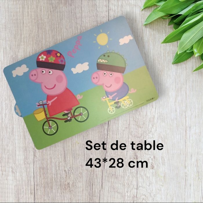 Set de table Peppa pig