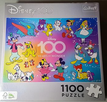 Puzzle DISNEY 1100 p "100 ans " complet