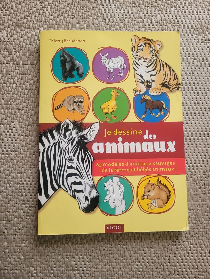 Livre "Je dessine des animaux" de Thierry Beaudenon