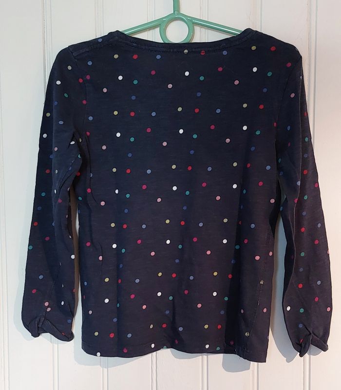 Tee-shirt manches longues motif rond de couleur - photo numéro 2
