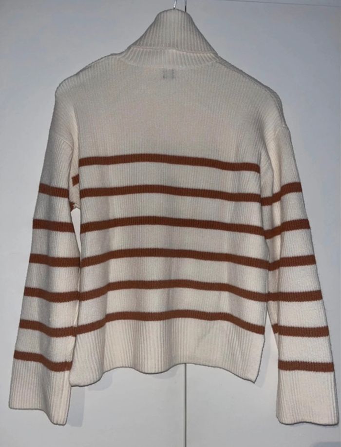 pull col roule marinière - photo numéro 2