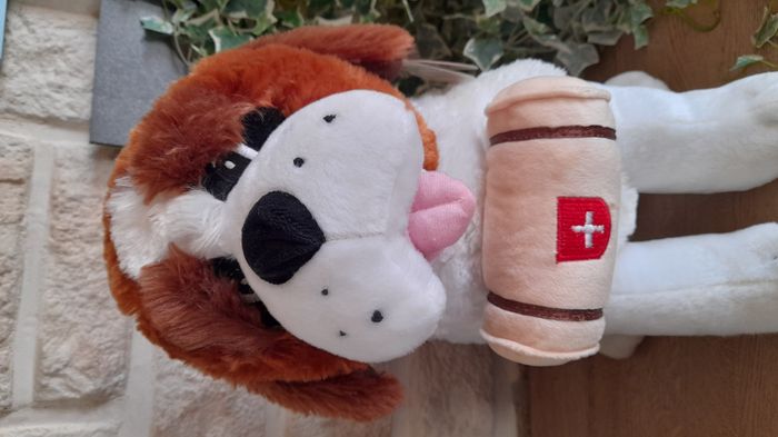 Peluche Saint-Bernard 40 cm - photo numéro 2