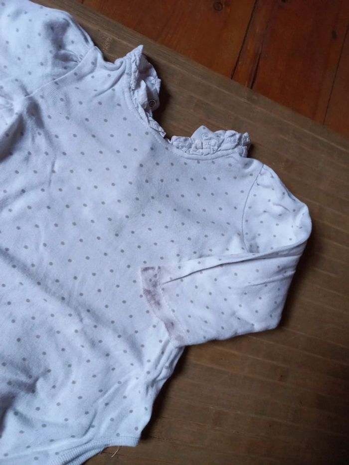 Lot 2bodys coton 12 a 18 mois - photo numéro 3