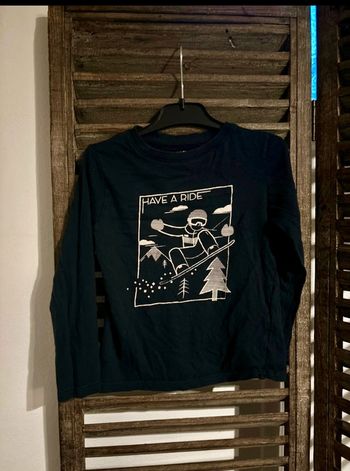 T-shirt garçon ski