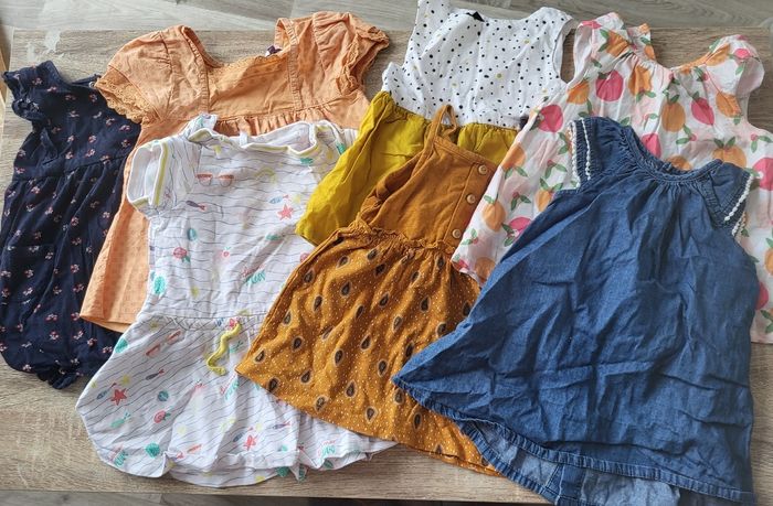 Lot 7 robes été fille 6 mois