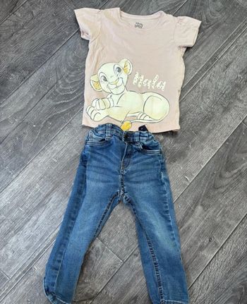 Ensemble fille 24 mois Disney / jean