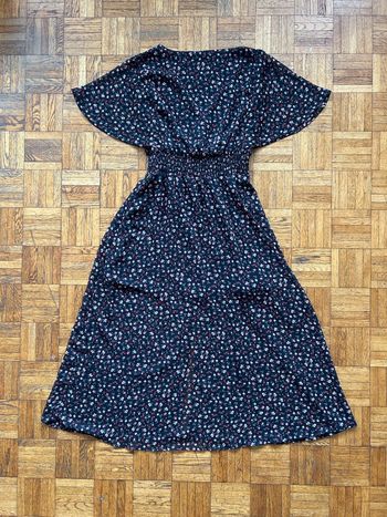 Robe longue STRADIVARIUS 🌸 Imprimé Floral - Taille L - NEUVE