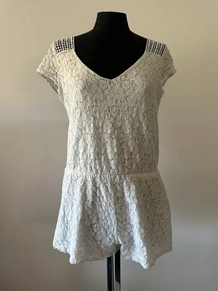 Combi short blanche
