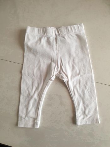 Leggings blanc 9 mois