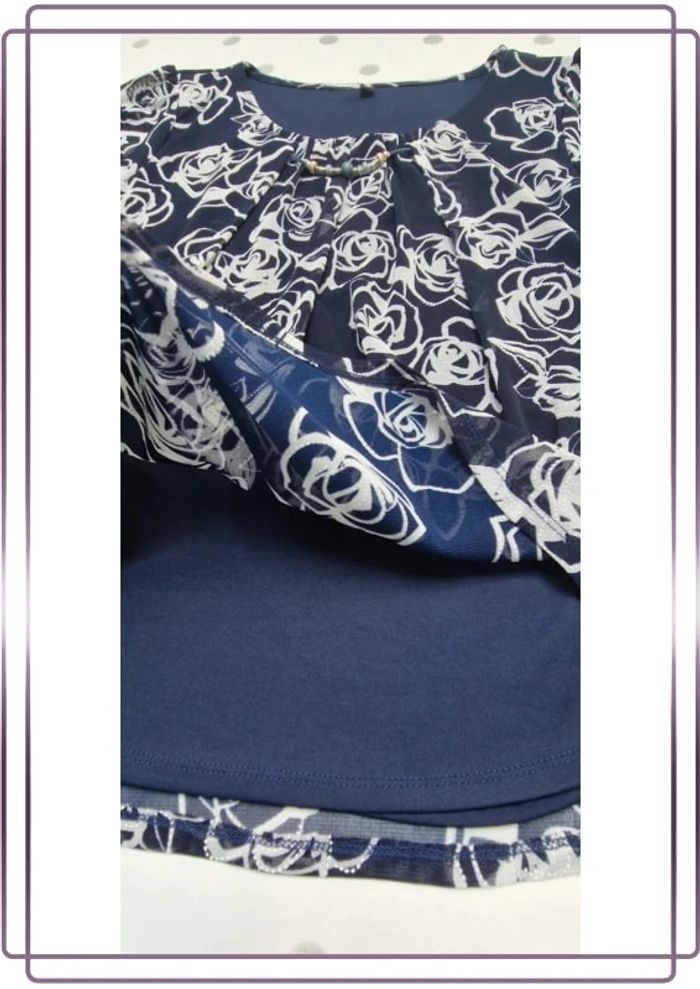 Jolie blouse en voile avec doublure - photo numéro 4