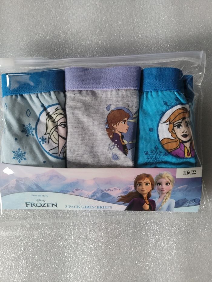 Lot de 3 culotte reine des neige taille 116/122