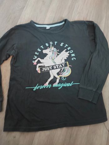 Tshirt manches longues licorne