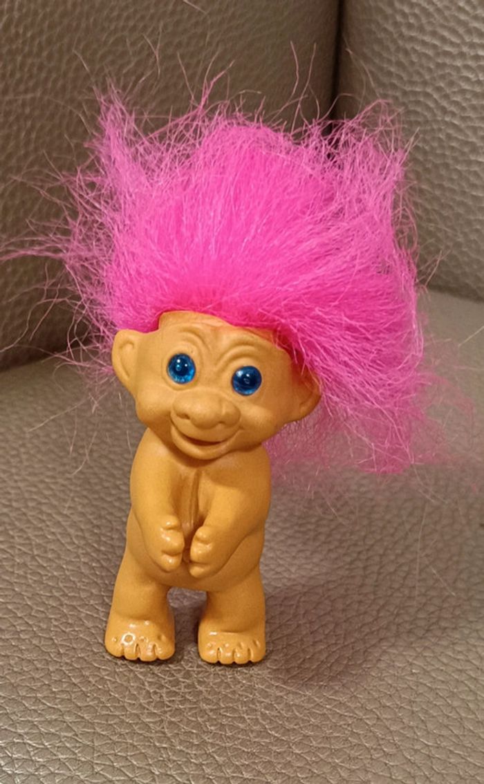 Troll cheveux rose - photo numéro 2
