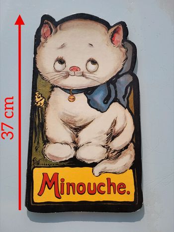 RARE  livre grand format, ancien Minouche 🐈 68