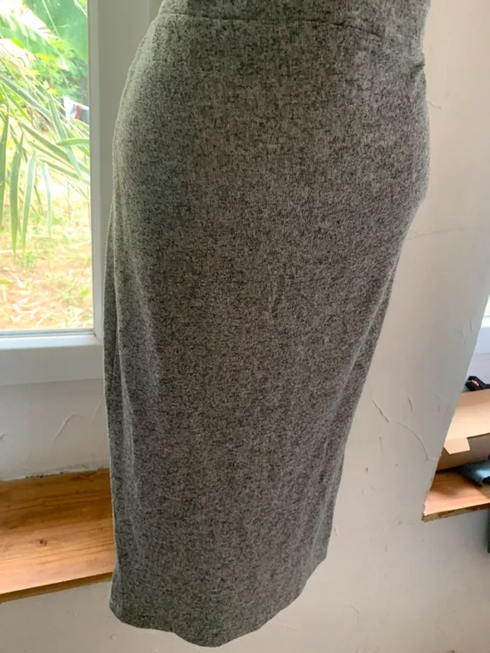 Jupe Tex longue grise pour l’automne taille L - photo numéro 4