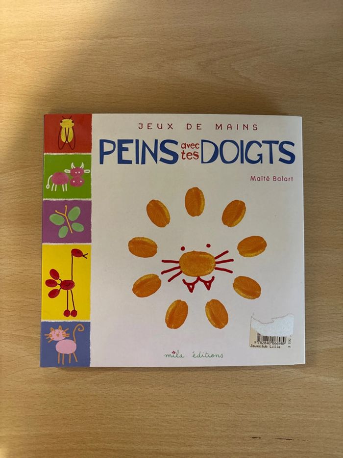 Livre peins avec tes doigts