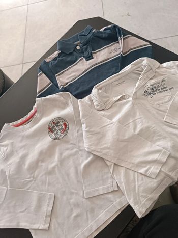 Lot 3 tee shirt à manches longues 5 ans