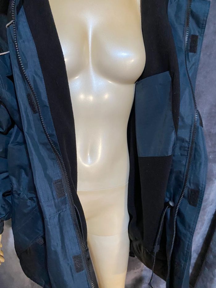 Parka  de travail Homme bleu marine et noir  imperméable taille XL opsial - photo numéro 4