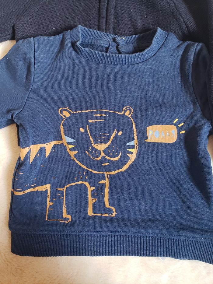 Pull veste 3 mois - photo numéro 2