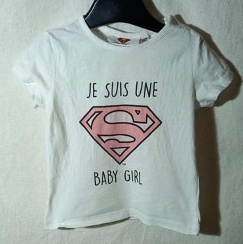 tee shirt blanc baby girl