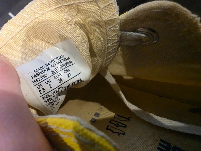 Converse femme jaune - photo numéro 5