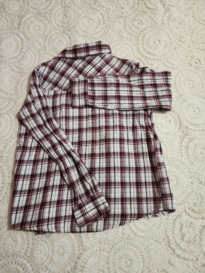 Chemise à carreaux rouge - photo numéro 4