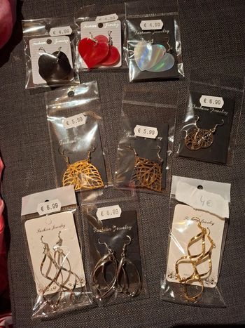 Lot de boucle d'oreille