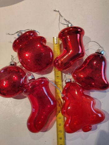 Décorations de Noël lot de 6