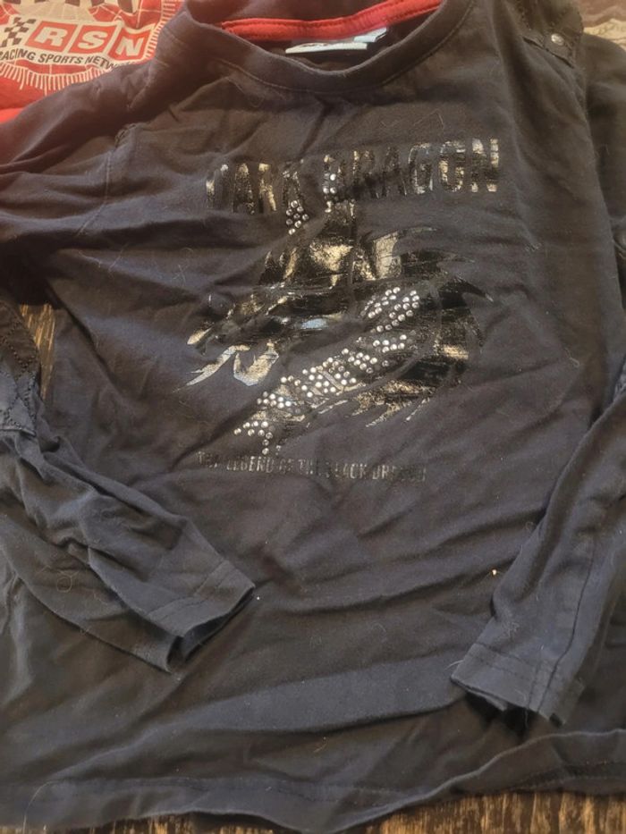 Lot 3 t shirts manches longues 6 ans - photo numéro 2
