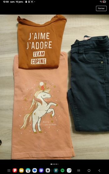 Lot ensemble fille pf408