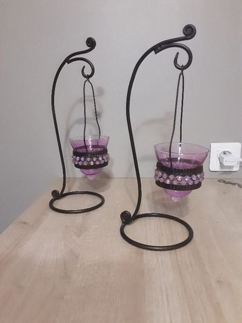 Paire de photophores ou simple décoration