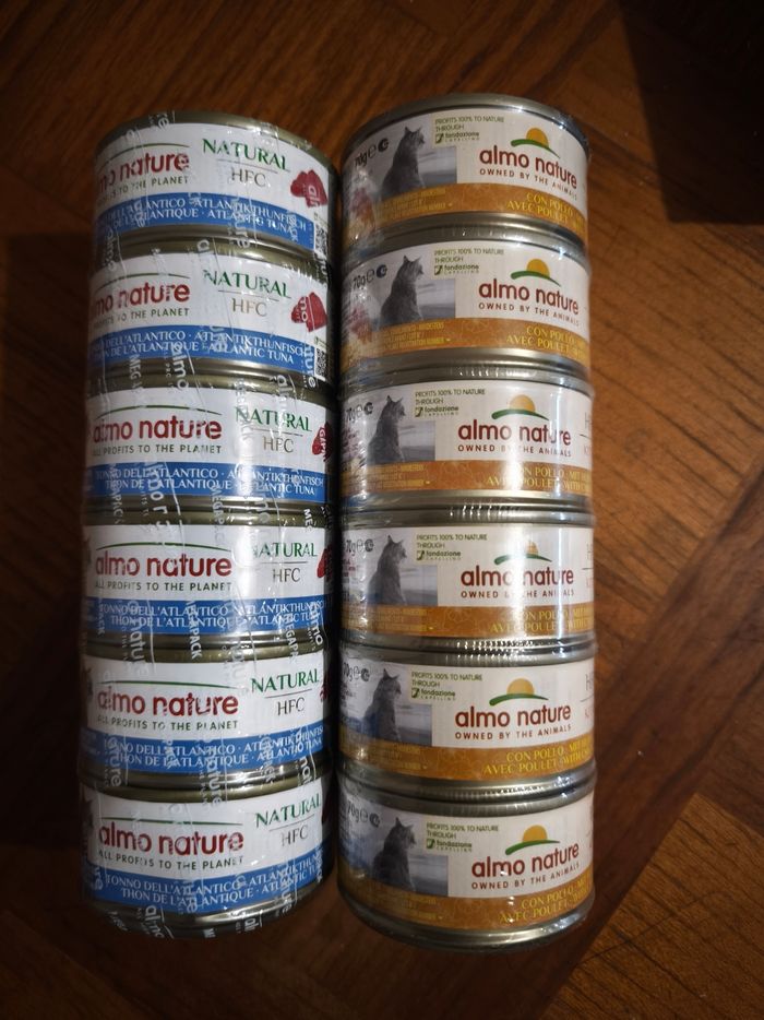 12 Boîtes nourriture chats