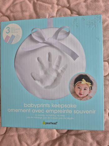Kit pour empreinte main ou pied NEUF