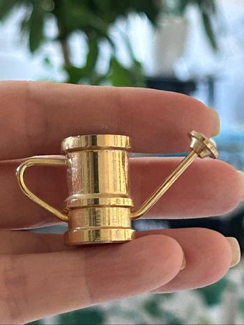 Arrosoir, miniature pour maison de poupée