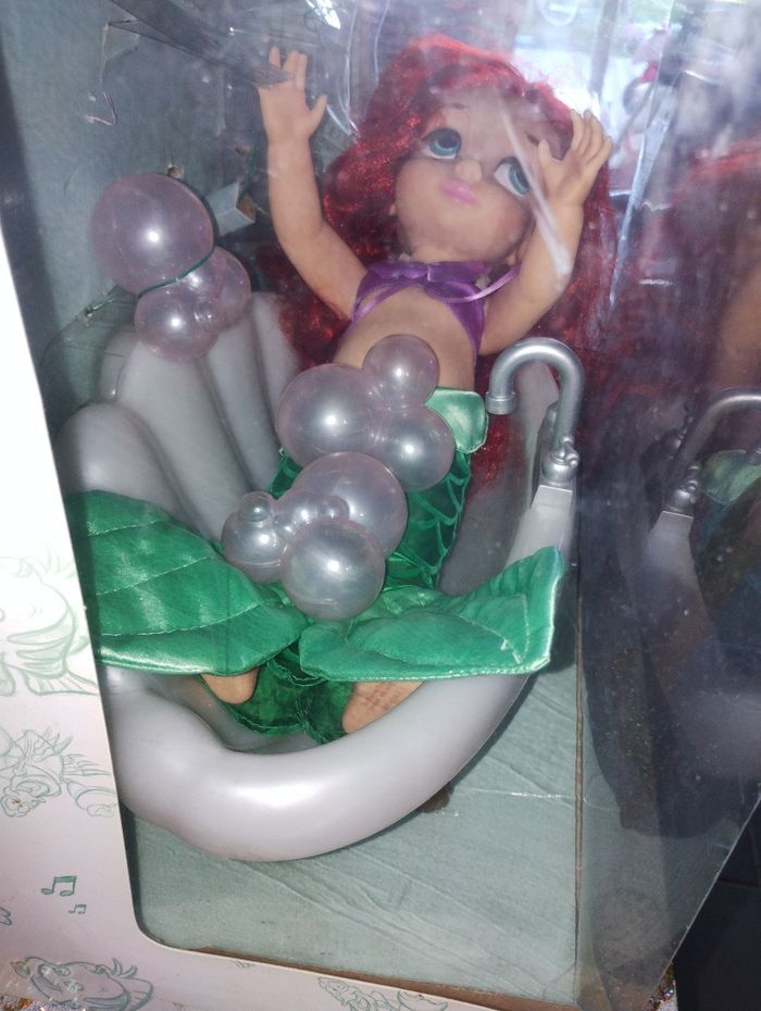 Poupée Disney animator Ariel + baignoire - photo numéro 2