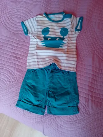 Ensemble short et Tee-shirt obaibi.