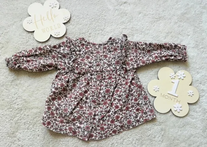 Lot tee-shirts fille 1 mois - photo numéro 3