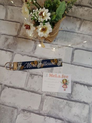 Porte clé en tissu personnalisé