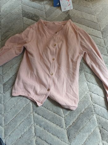 Veste fille rose