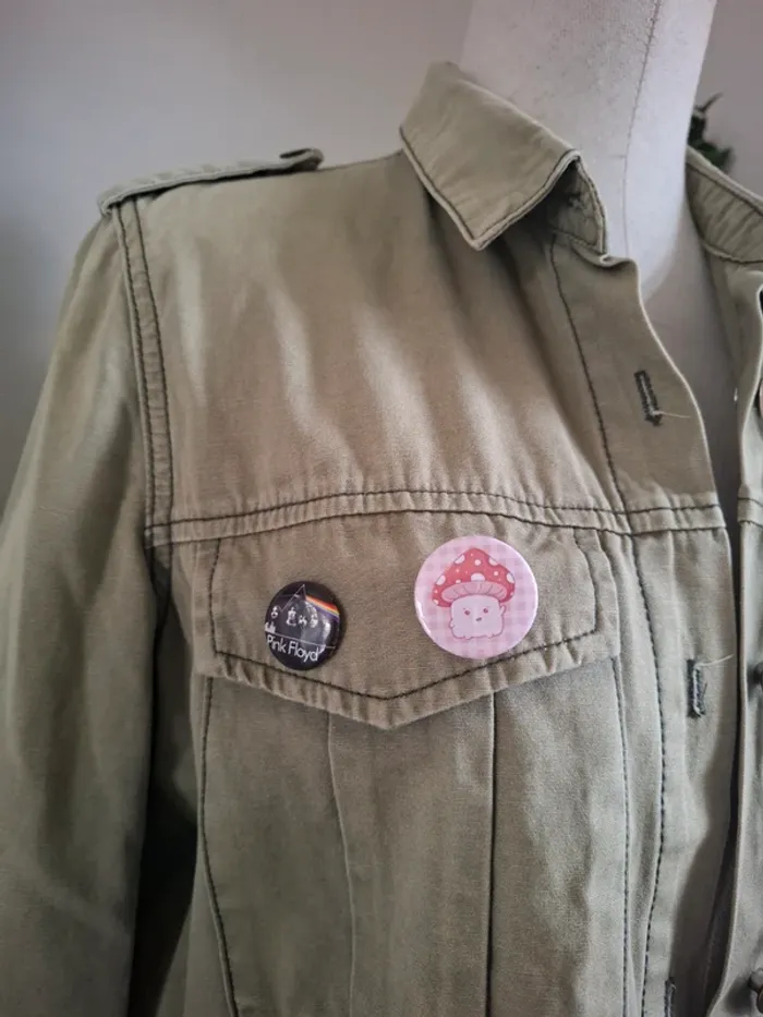 Veste kaki Jennyfer T38 - photo numéro 2