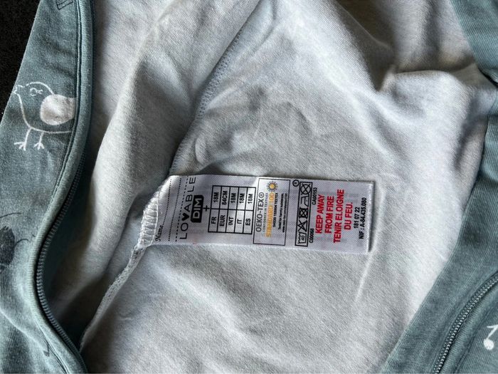 Pyjama DIM zip avec pied amovibles 18 mois - photo numéro 4