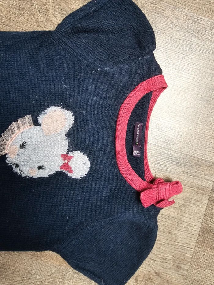 Robe pull sergent major souris 7 ans - photo numéro 3