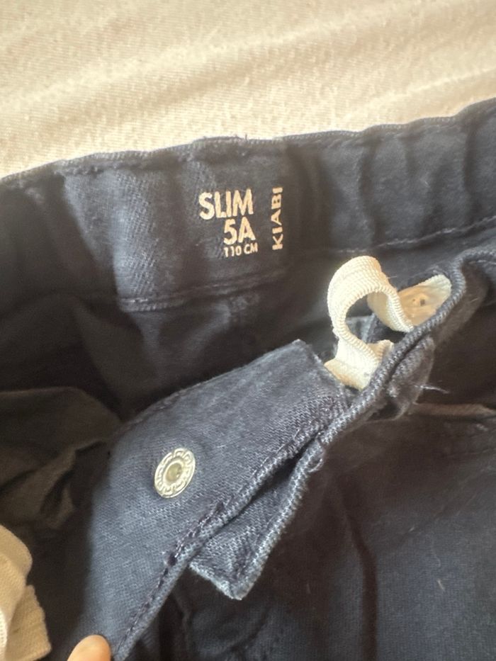 Pantalon jeans bleu kiabi 5 ans - photo numéro 2